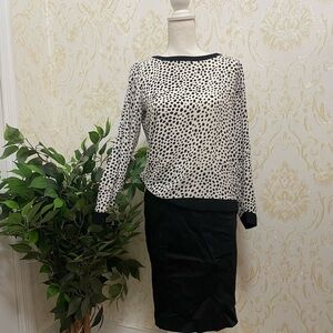 Loft cheetah print top size SP in EUC